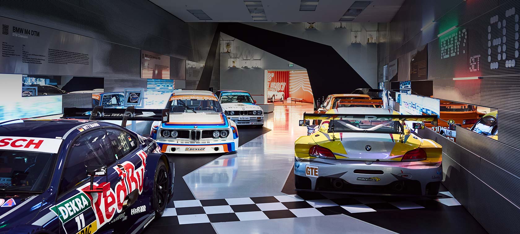 BMW Motorsport DTM DTM Fahrzeuge der BMW Motorsport Serie im BMW Museum