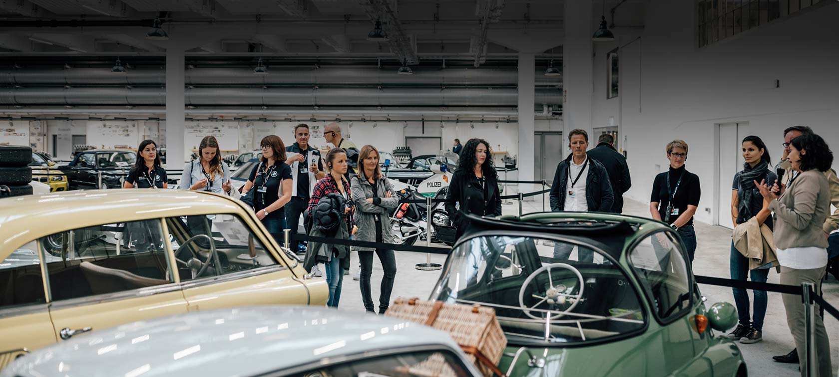 BMW Classic Guided tour of the BMW Classic exhibition of the BMW Group