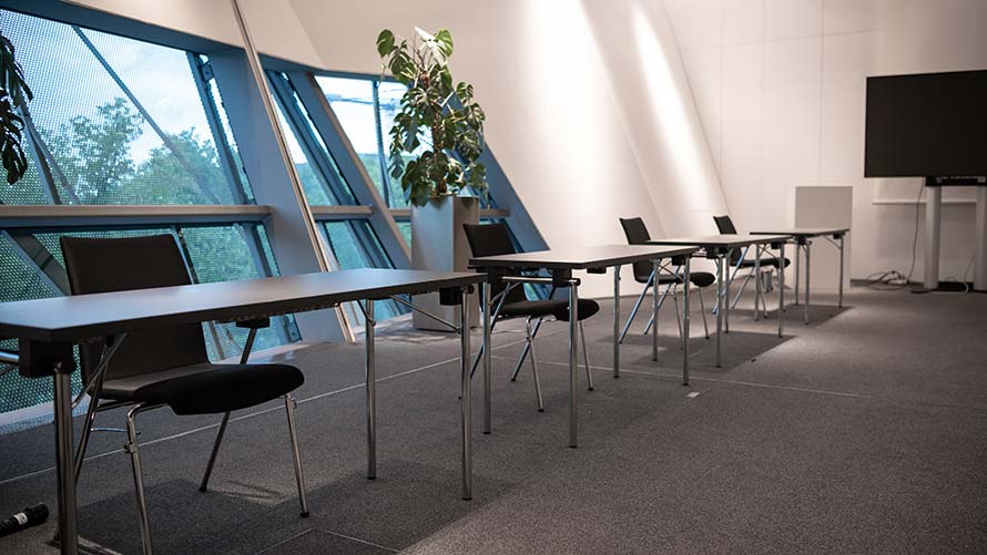 BMW Welt Business Center Ausstattung Bestuhlung im BMW Welt Business Center