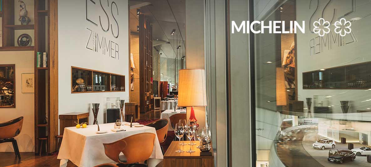 innenansicht des esszimmers in der bmw welt mit zwei michelin sternen innenansicht des esszimmers in der bmw welt mit zwei michelin sternen