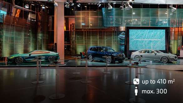 Progressive Luxury BMW Welt Munich brand space of Progressive Luxury models