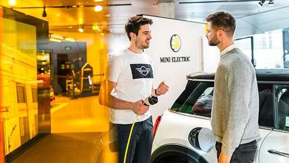 MINI Genius MINI Genius consultant in the BMW Welt advising customers